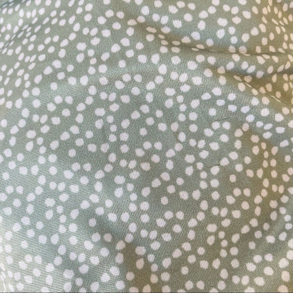 NWT Lovers and Friends Maysen Mini Dress In Sage Dot Size: XS - Picture 8 of 13